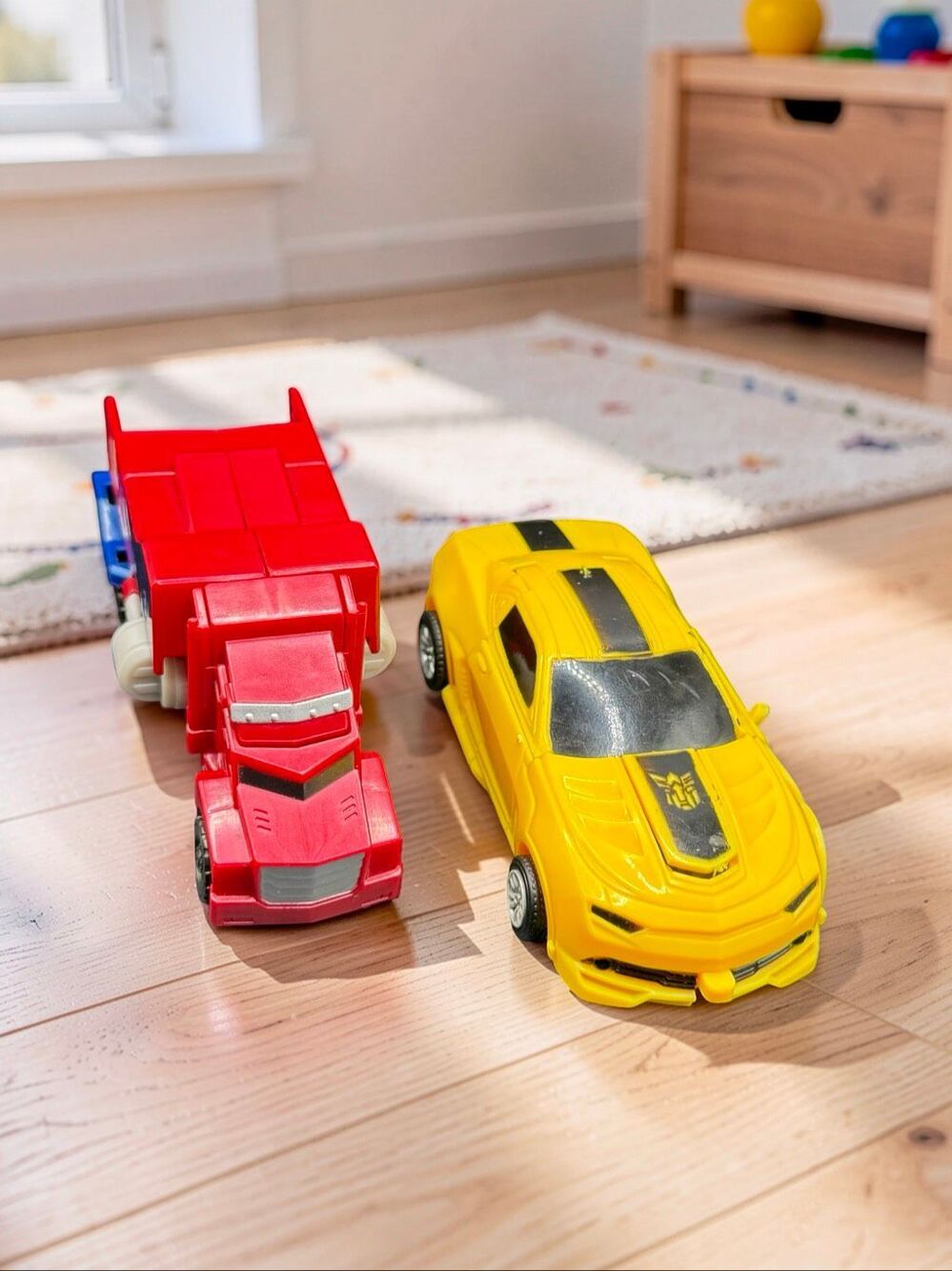 Transformers Robot RID Optimus Prime & Bumblebee 1 One Step Changer Figure A72